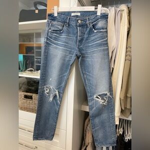 Mousy vintage like new womans denim jeans .